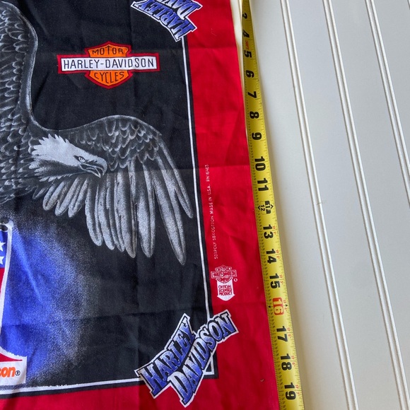 Harley Davidson Vintage Eagle Bandana Made in the USA - Picture 6 of 6